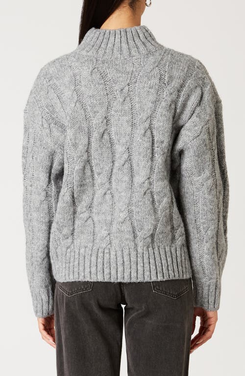 Nia Fiji Turtleneck Sweater In Gray