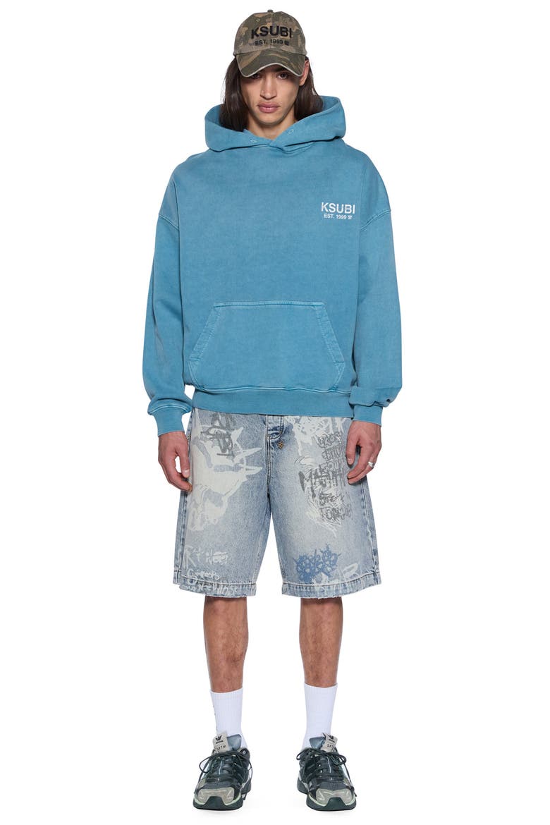 State Ekcess Cotton Hoodie, Alternate, color, BLUE