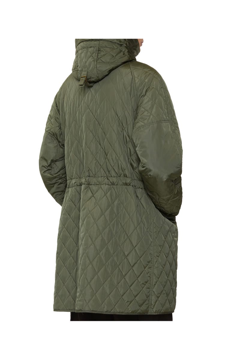 Burberry Reissued Quilted Nylon Parka, Alternate, color, Khaki Green