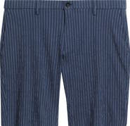 DEKE Oasis Seersucker Bermuda Shorts