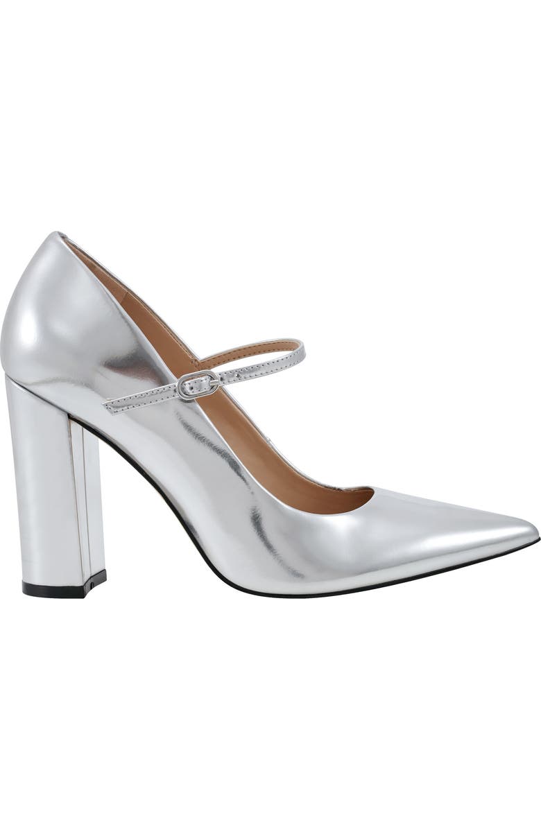 Marc Fisher LTD Artie Pointed Toe Pump, Alternate, color, Silver