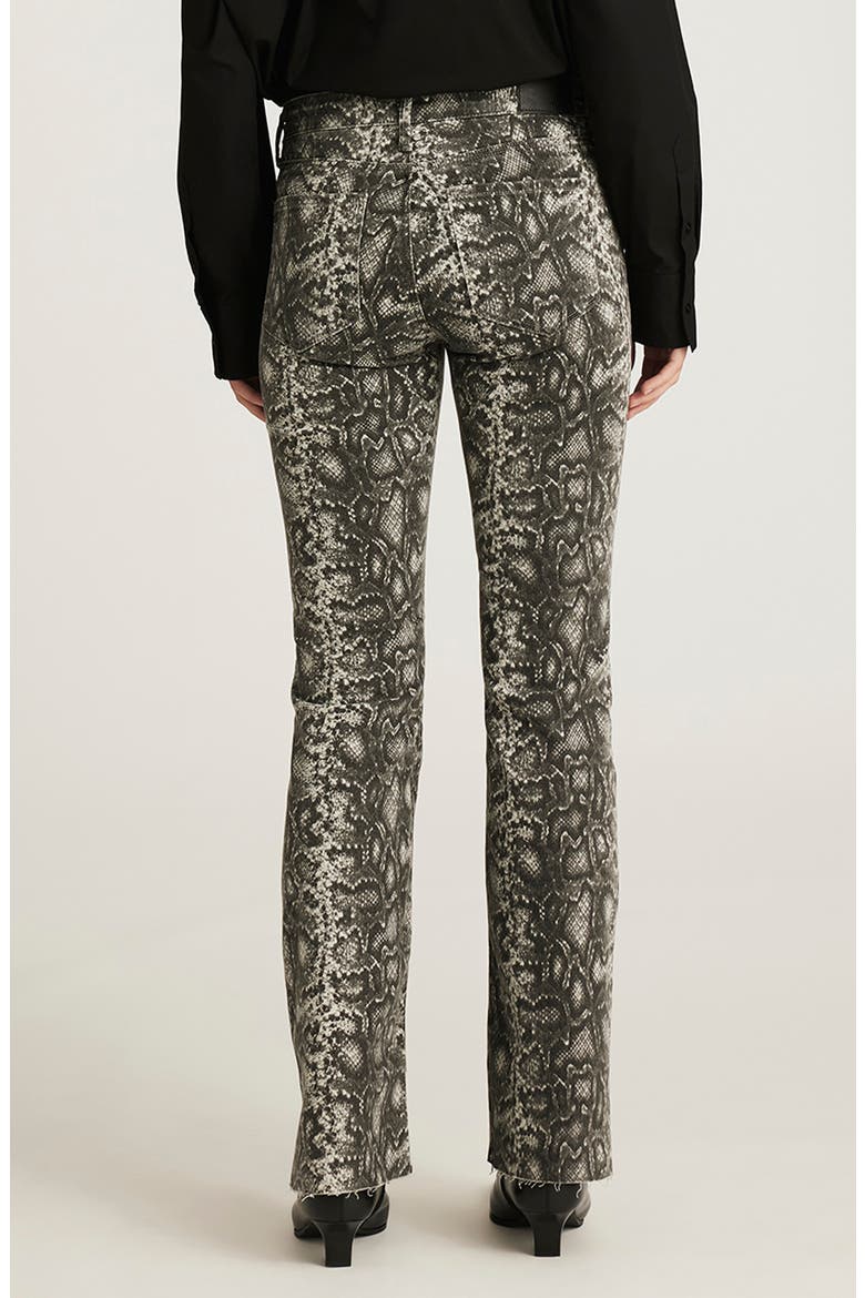 Vicky Snake Print Mid Rise Bootcut Jeans, Alternate, color, SMOKE SNAKE DENIM