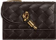 Bottega Veneta Andiamo Slip Intrecciato Leather Zip Card Case
