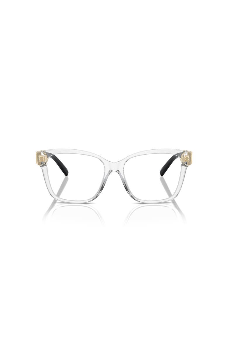 54mm Square optical glasses, Alternate, color, Transparent