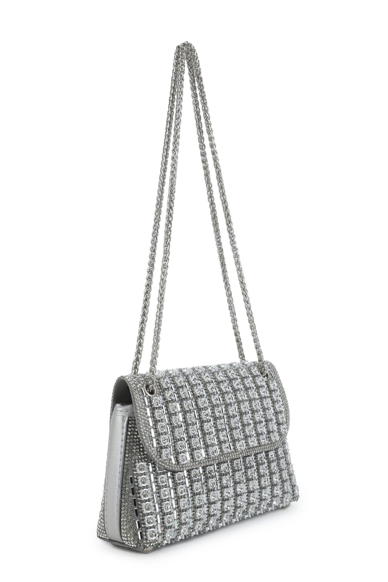 Celine Clutch, Alternate, color, SILVER