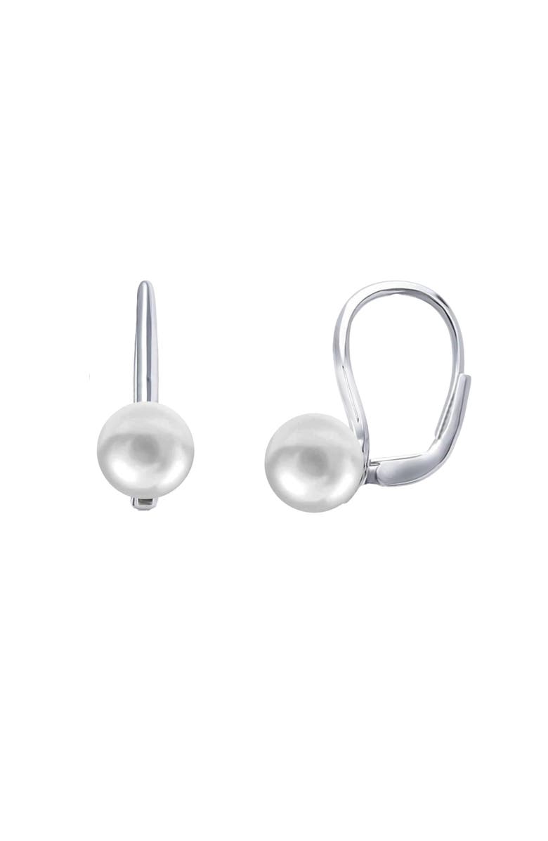 Donatello Gian Sterling Silver Lever-back Ball Earrings, Main, color, Silver