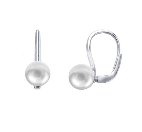 Sterling Silver Lever-back Ball Earrings