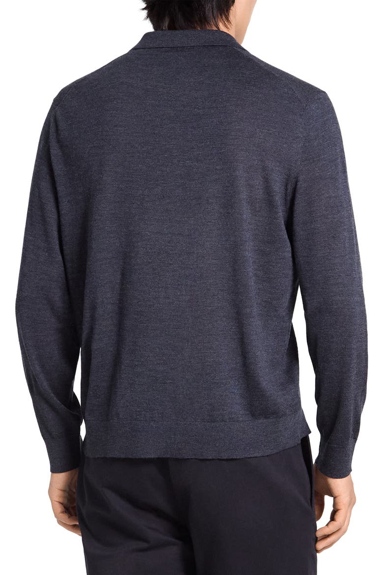 Merino Wool Johnny Collar Sweater, Alternate, color, NEW PESTLE MELANGE - 1JY