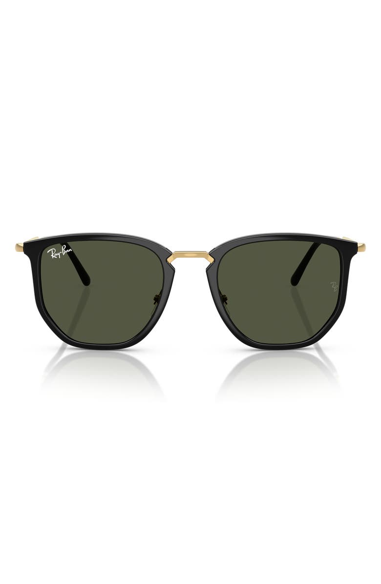 Ray-Ban 53mm Phantos Sunglasses, Main, color, Black