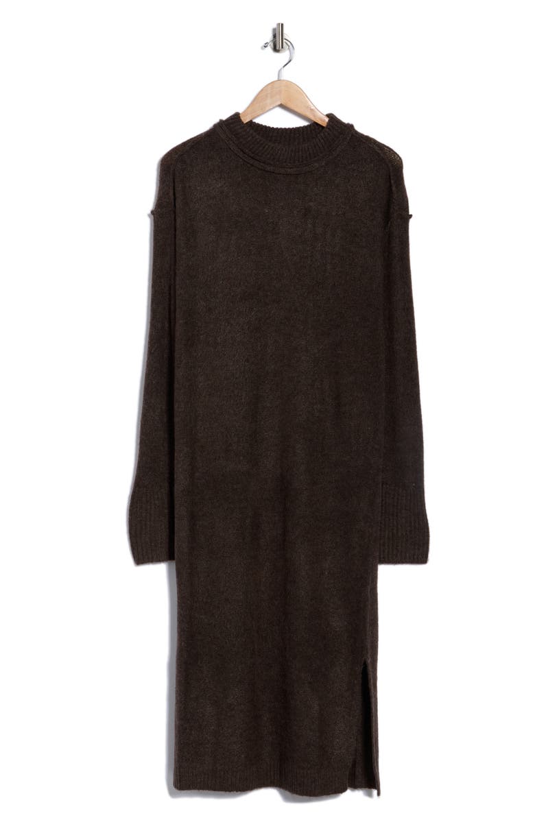 Highline Long Sleeve Cotton Sweater Dress