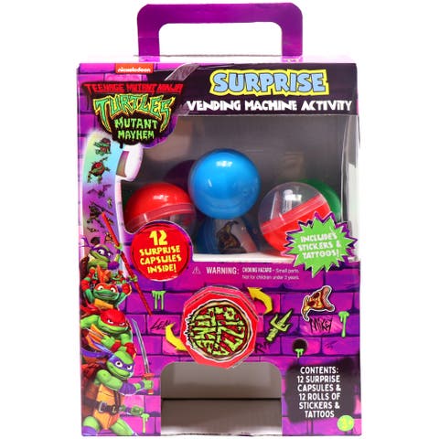 Surprise Vending Machine Activity Tmnt 12 Capsules