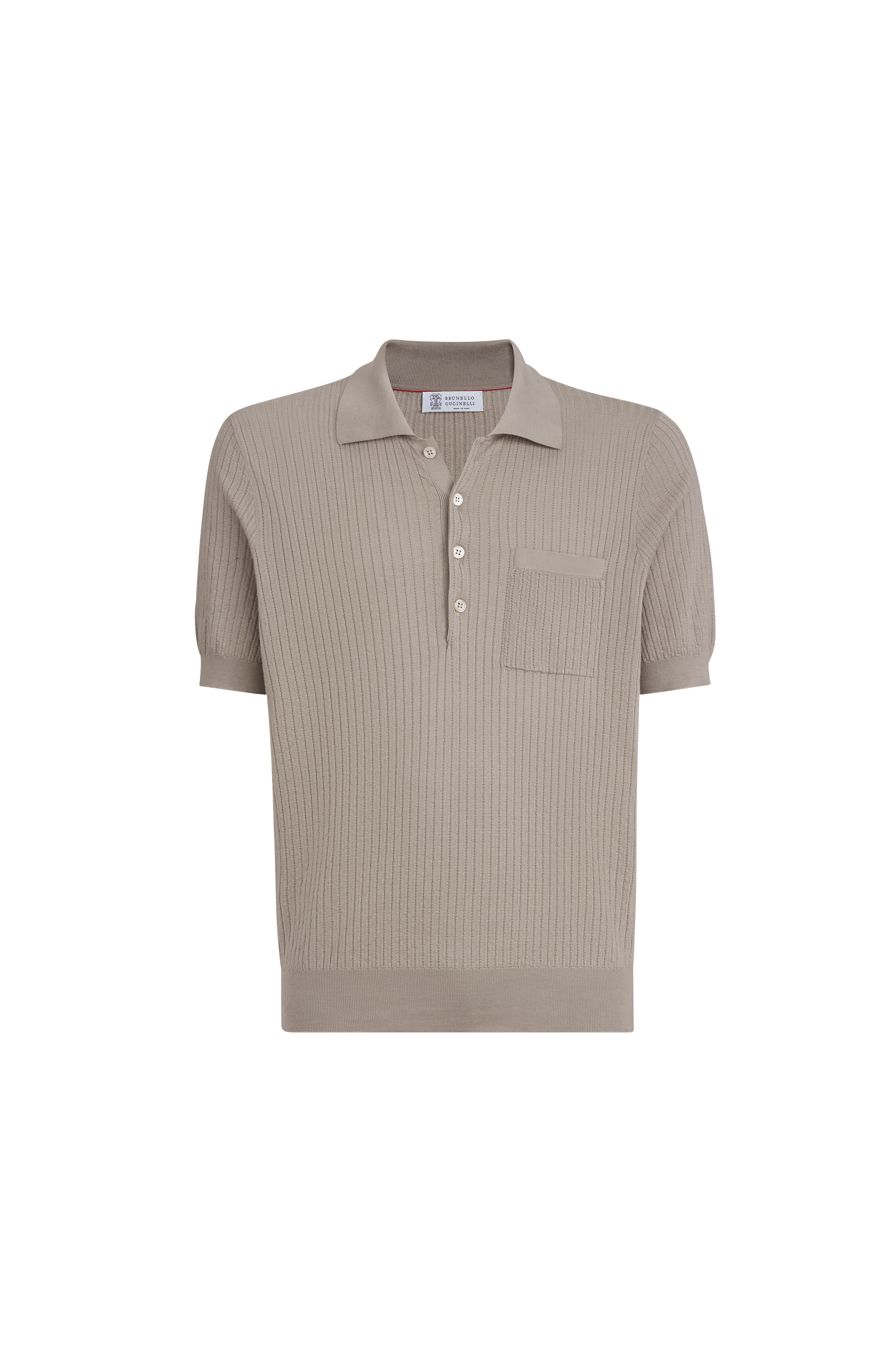 Rib knit polo - image 2