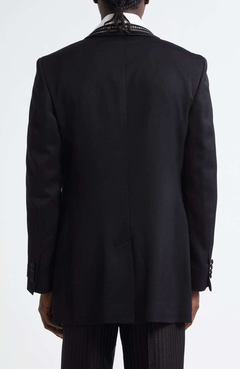 AMIRI Embellished Shawl Collar Blazer, Alternate, color, 