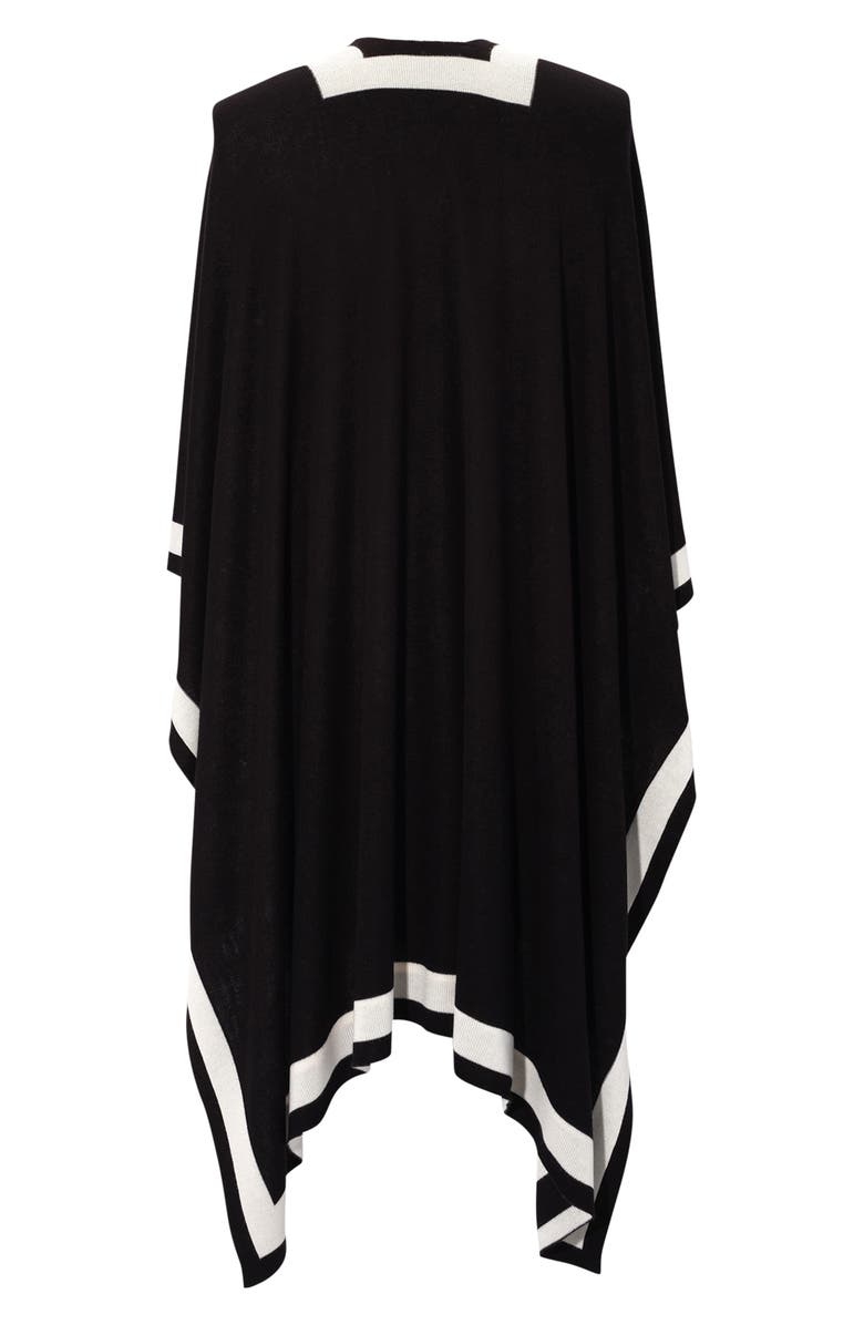 Lauren Ralph Lauren Logo Stripe Ruana, Alternate, color, 