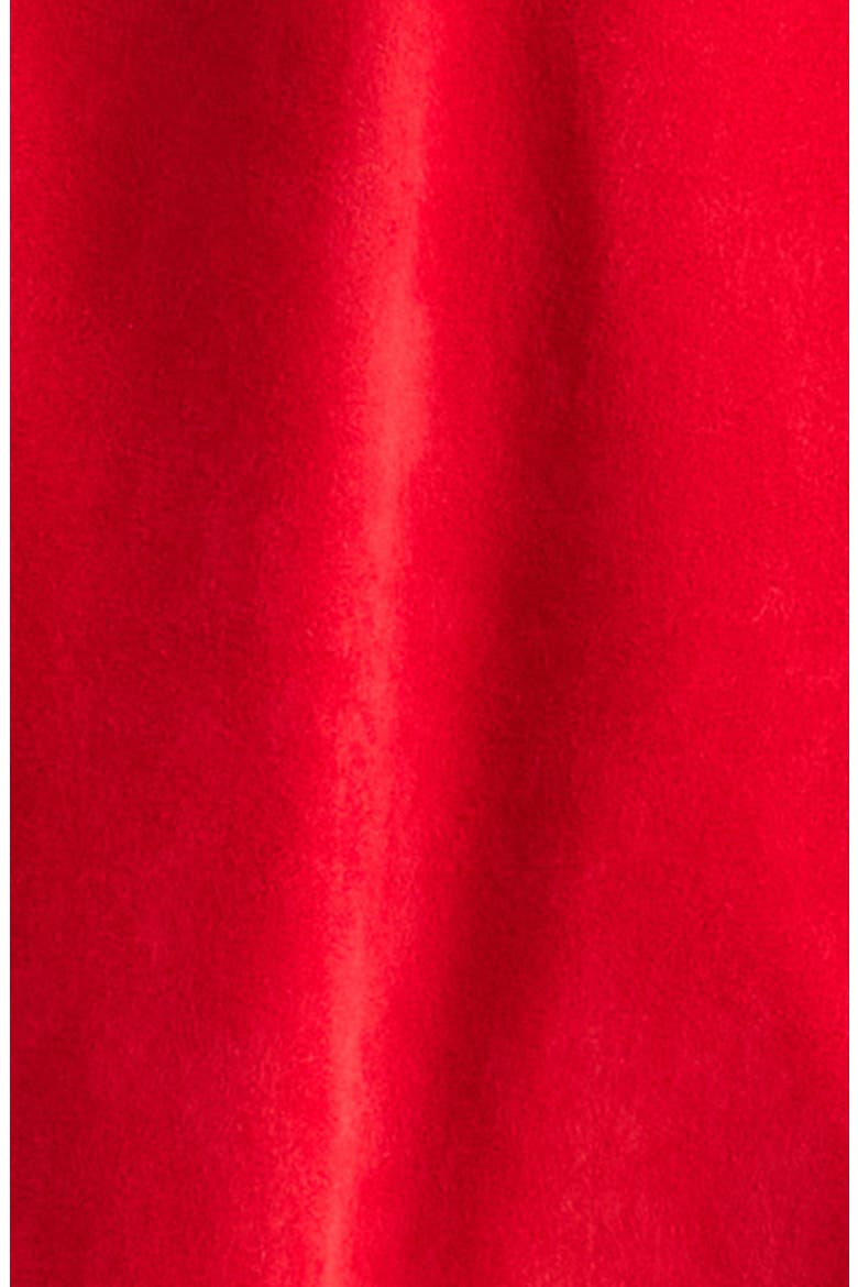 Lambskin Suede V-Neck Blouson Jacket, Alternate, color, RED MATISSE