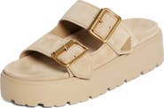 Prada Fussbett Flatform Slide Sandal