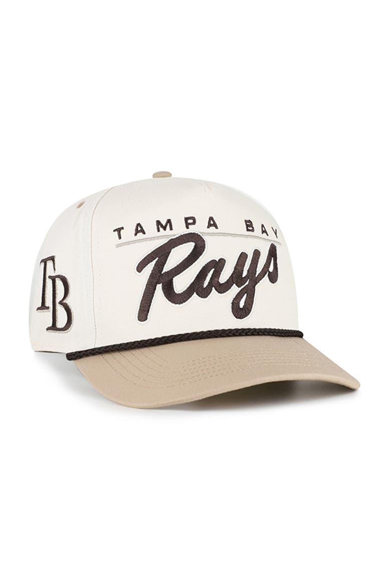 Men's '47  Natural/Tan Tampa Bay Rays Neutral Terrain Hitch Rope Adjustable Hat, Main, color, Natural