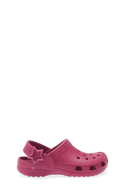 Kids' Classic Star Buckle Clog