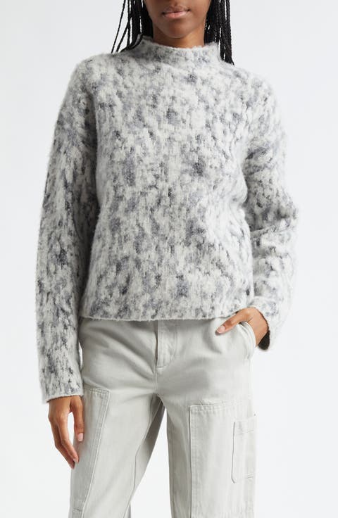 Textured Merino Wool Blend Sweater