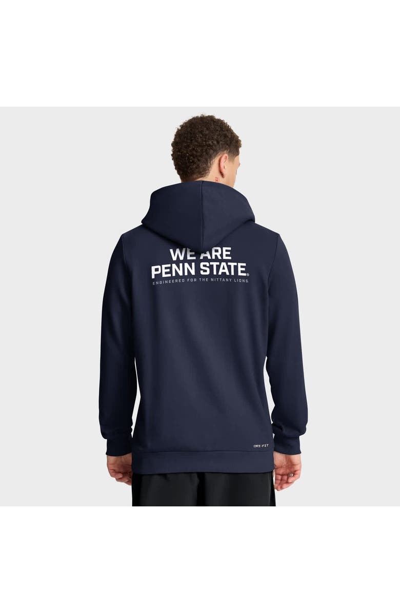 Nike Men's Nike Navy Penn State Nittany Lions 2025 Sideline Standard Issue Dri-FIT Full-Zip Hoodie, Alternate, color, Navy