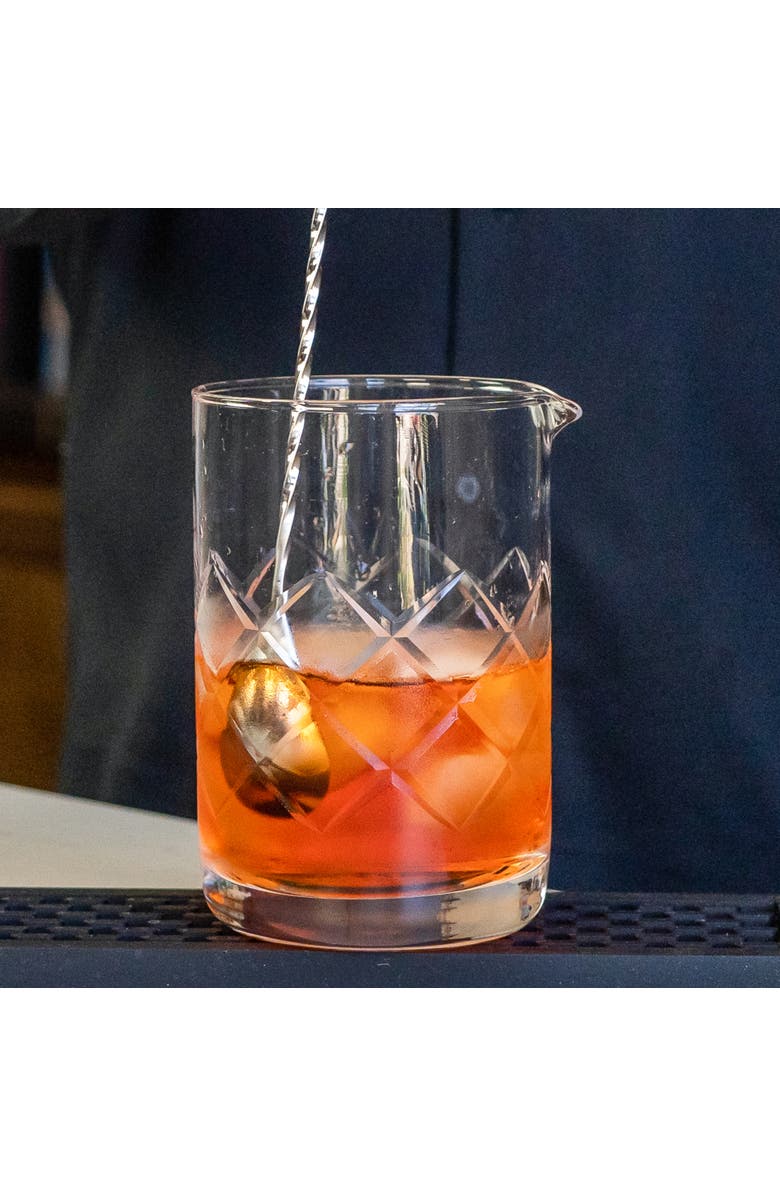 A Bar Above Cocktail Mixing Glass, Diamond Style, Alternate, color, Glass