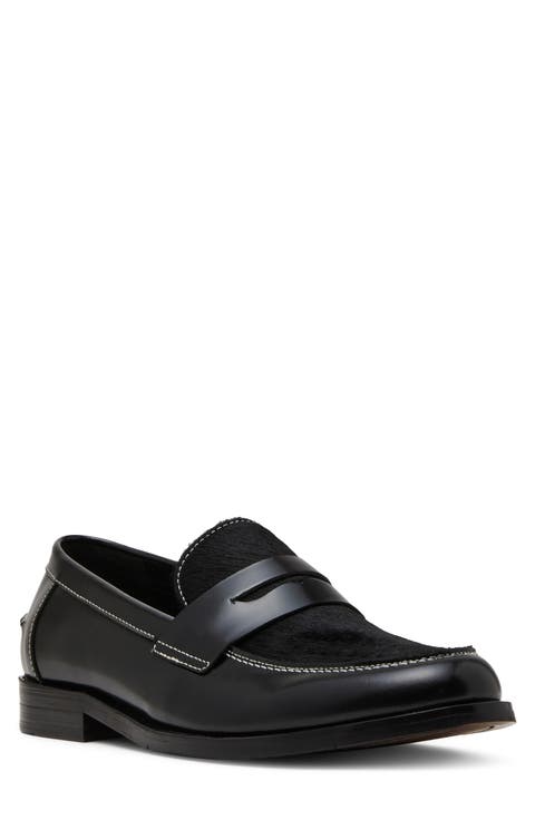 Natan Genuine Calf Hair Penny Loafer (Men)