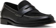 Steve Madden Natan Genuine Calf Hair Penny Loafer