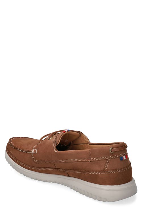 Mephisto Trevis Boat Shoe In Brown