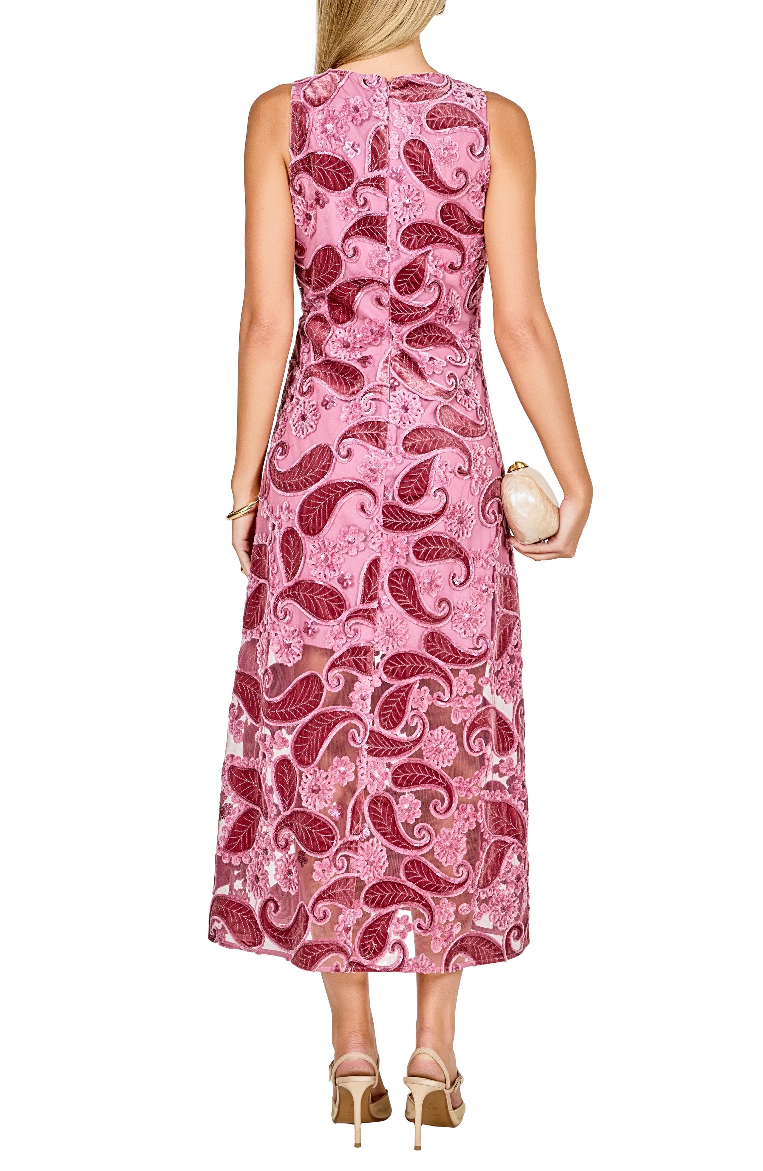 Sleeveless Lace A-Line Dress - image 2