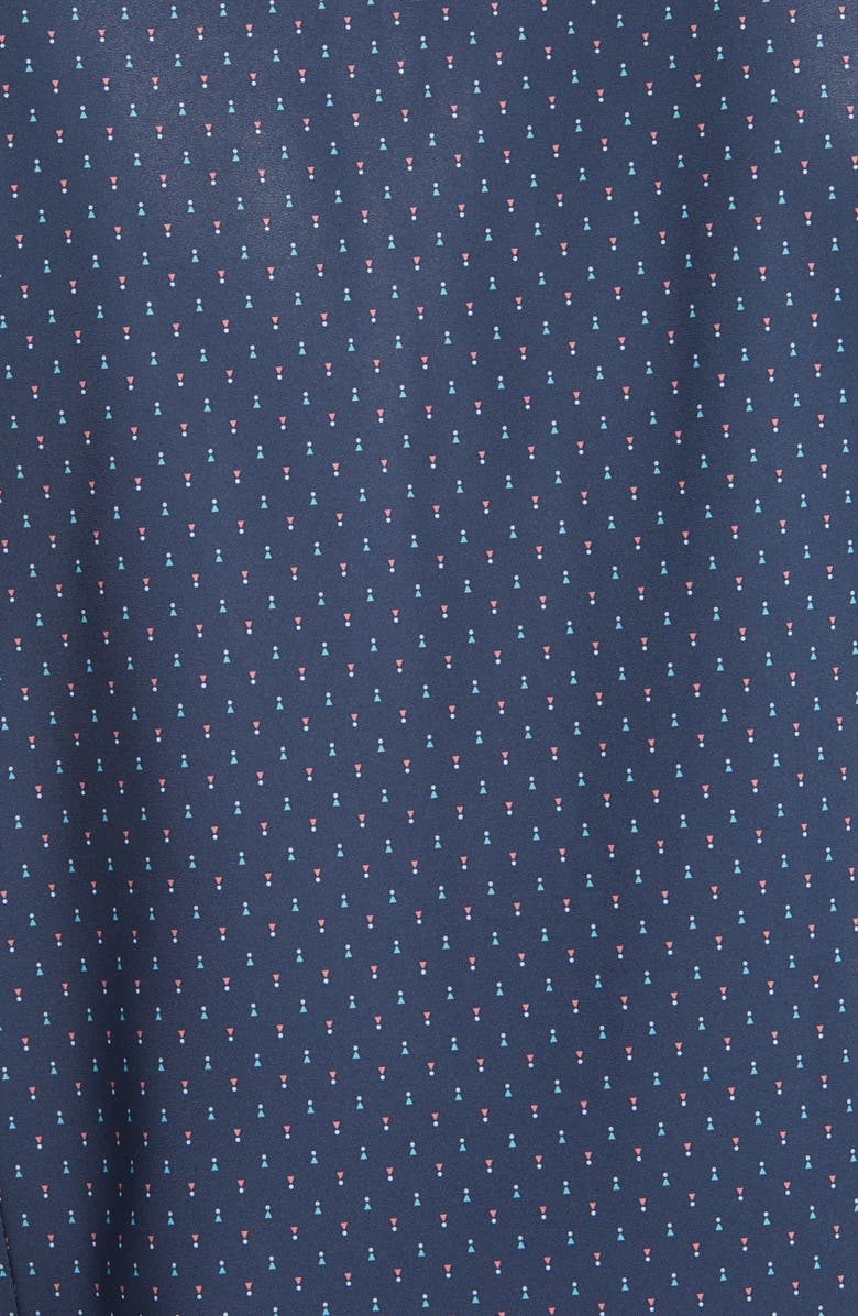 Mizzen+Main Lightweight Leeward Stretch Print Button-Up Shirt, Alternate, color, 