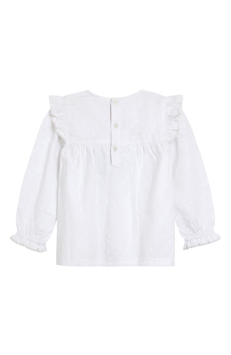 JOJO MAMAN BEBE Ruffle Top & Corduroy Dress Set, Alternate, color, Navy