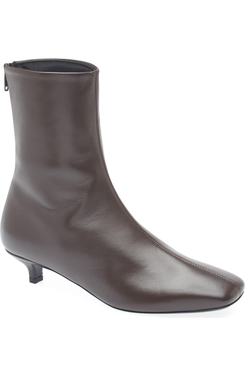 TOTEME Day Kitten Heel Bootie, Main, color, Brown