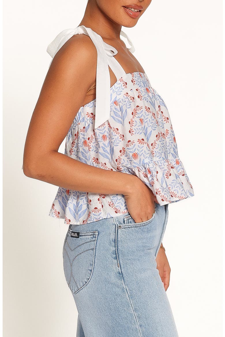 Aver Flounce Top, Alternate, color, CREAM BLUE