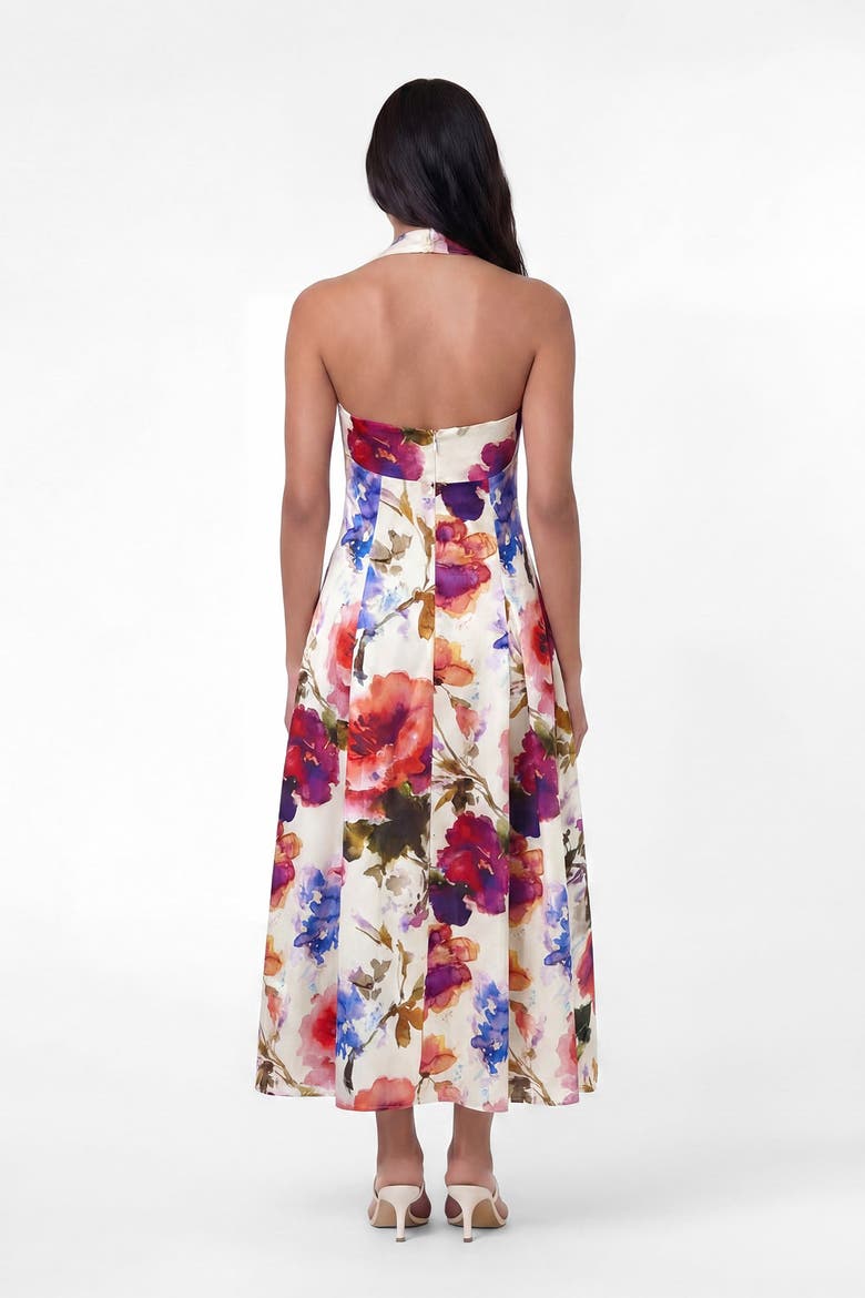 Elisabeth Print Dress, Alternate, color, Watercolor Flora