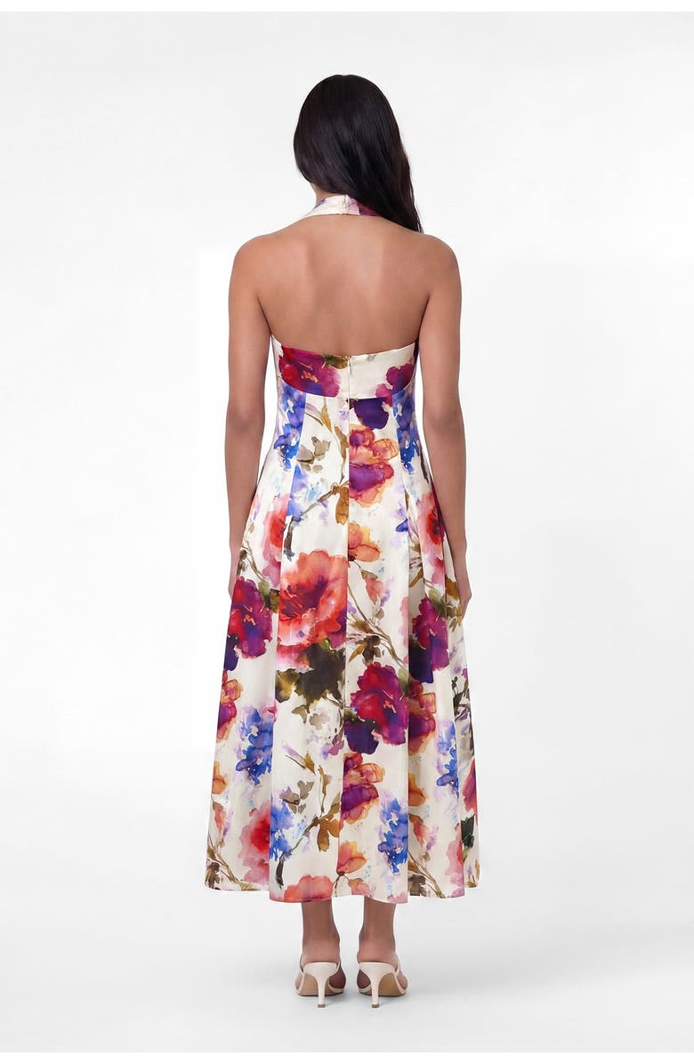 NICHOLAS Elisabeth Print Dress, Alternate, color, Watercolor Flora