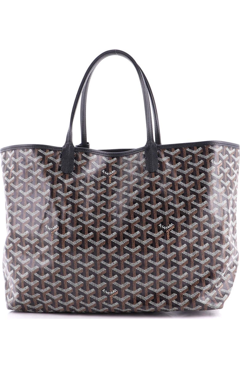 Pre-Owned Goyard Saint Louis Tote Coated Canvas PM, Alternate, color, Black