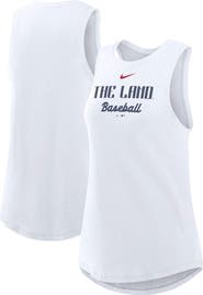 Nike Women's Nike White Cleveland Guardians City Connect Tricode High Neck Performance Tank Top