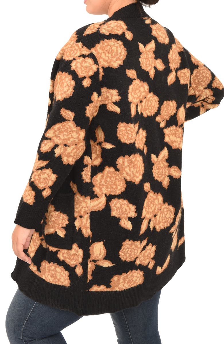 Daniel Rainn Floral Cardigan, Alternate, color, 