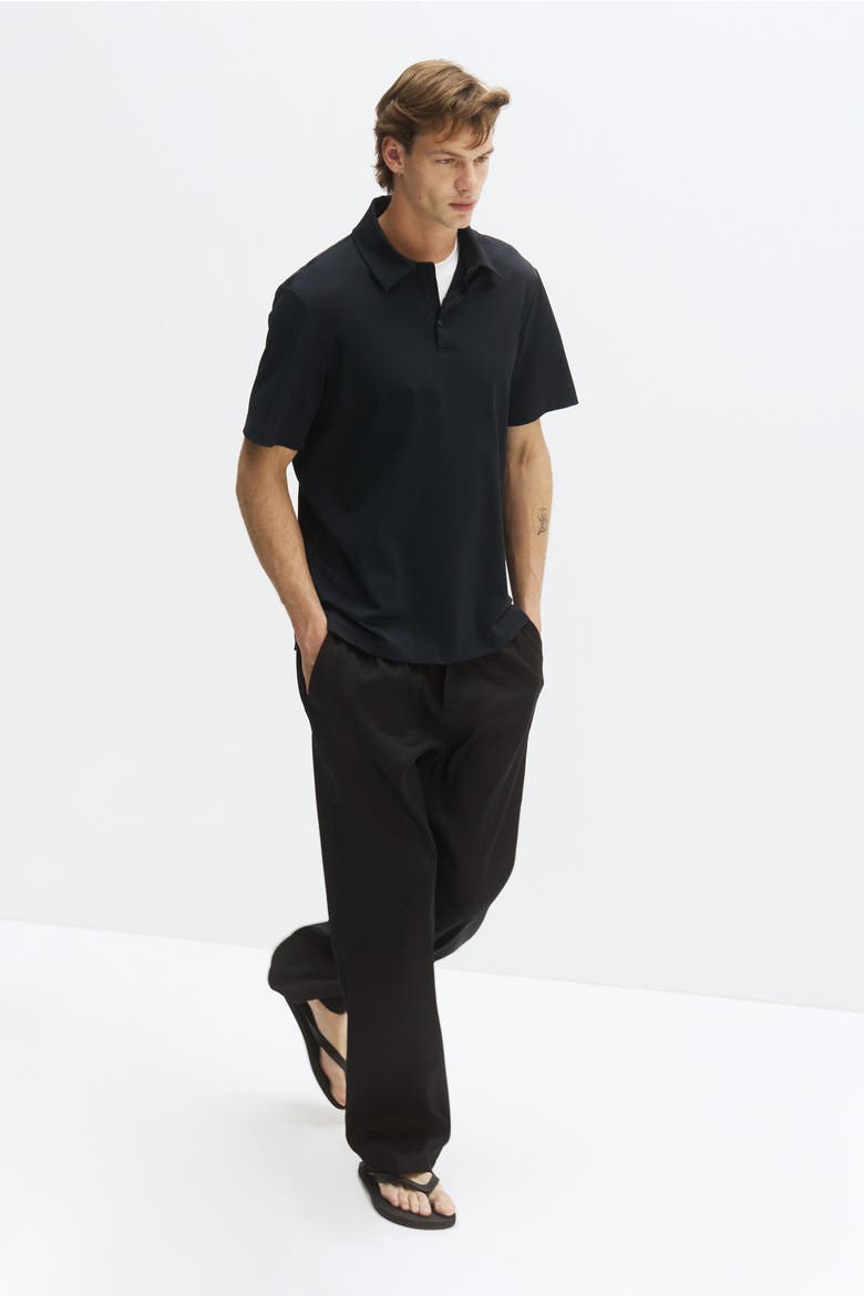 Cooling Regular Fit Polo Shirt, Main, color, Black