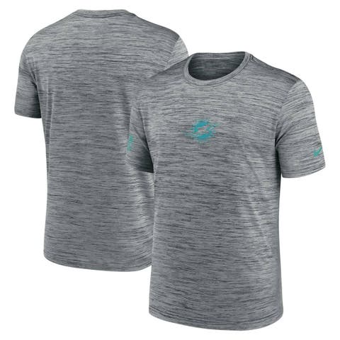 Men's Nike Gray Miami Dolphins Sideline Velocity Performance T-Shirt