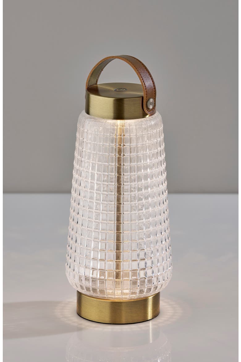 Samara Tall Cordless LED Table Lamp, Alternate, color, ANTIQUE BRASS