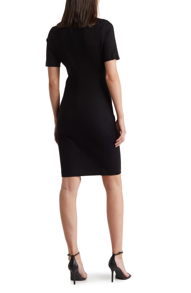 T Tahari Short Sleeve Sheath Dress, Alternate, color, 