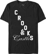 Crooks & Castles Men's Crooks & Castles Big Bold Script Logo  Graphic T-Shirt