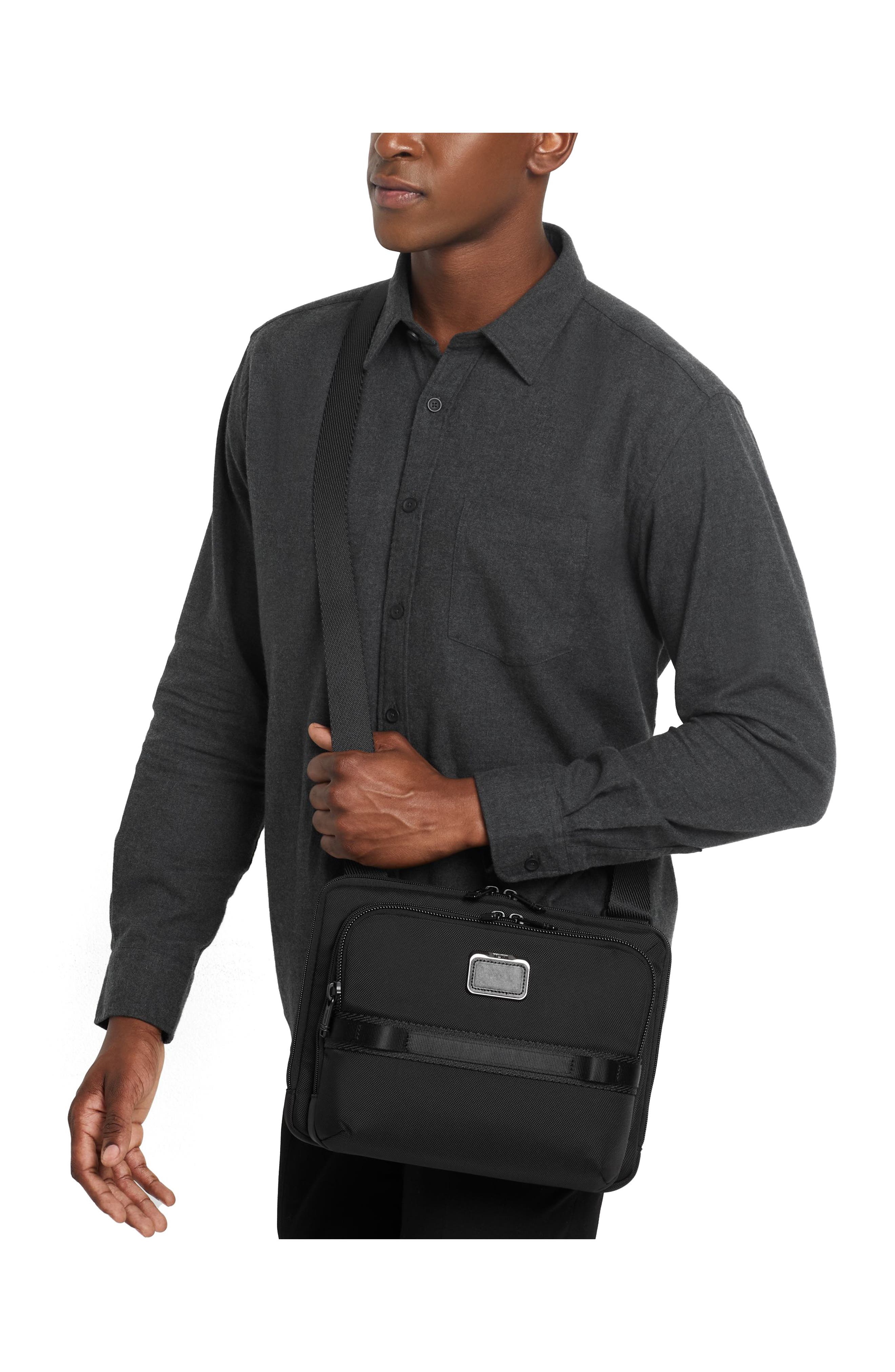 TUMI Service Crossbody Bag, Alternate, color, Black