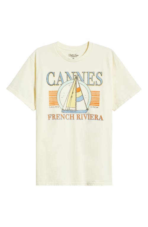 Junk Food Cannes Cotton Graphic T-shirt In Sole