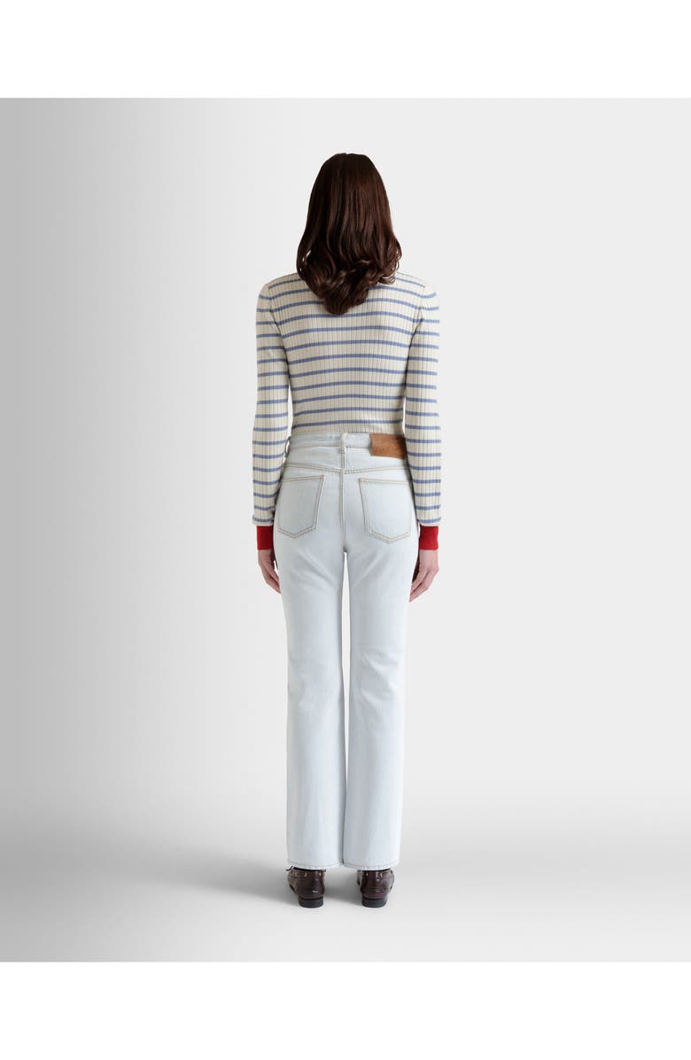 Bally Denim Pants in Cotton, Alternate, color, Blue