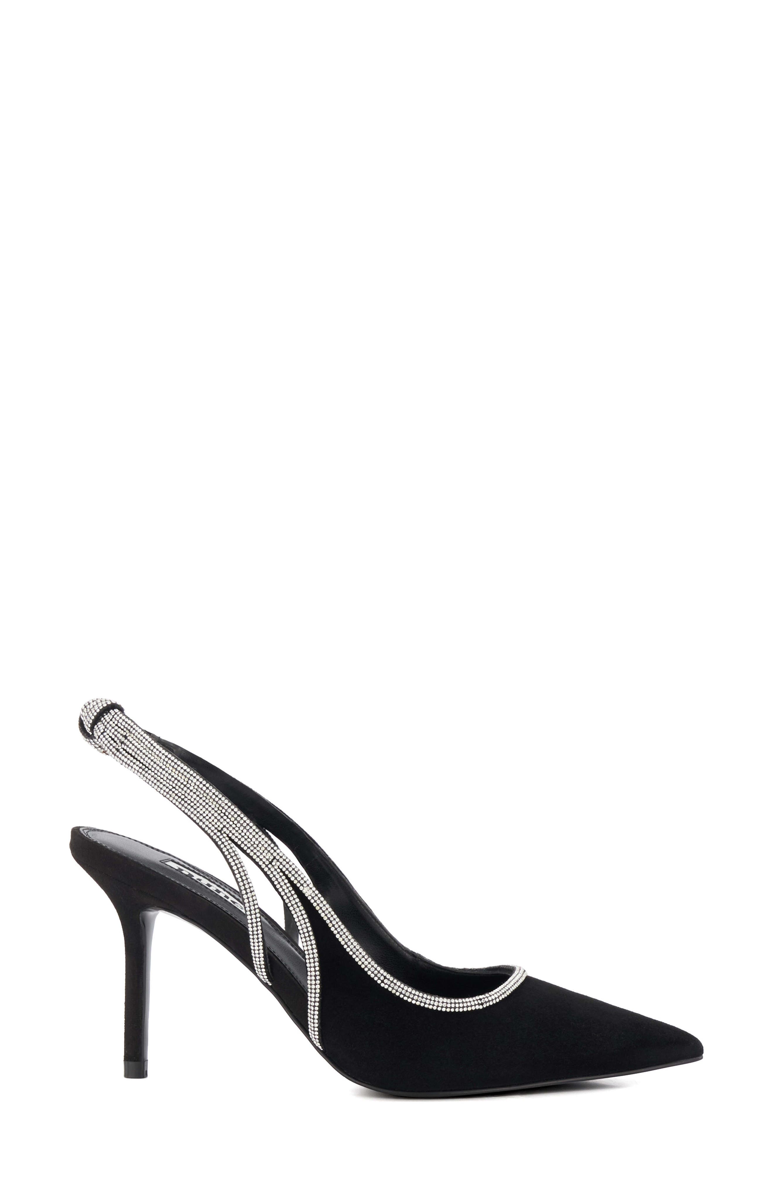 Dune London Cinematic Pointed Toe Slingback Pump, Alternate, color, 