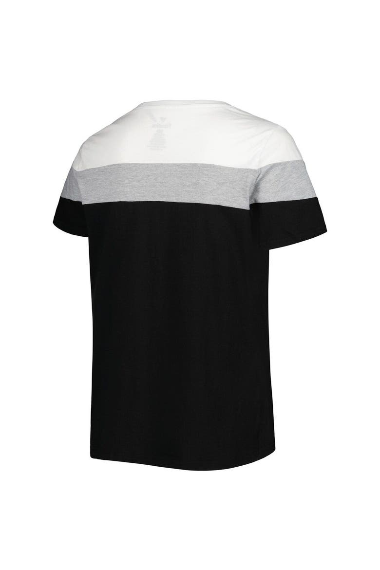 Women's White/Black San Francisco Giants Plus Size Colorblock T-Shirt, Alternate, color, Black