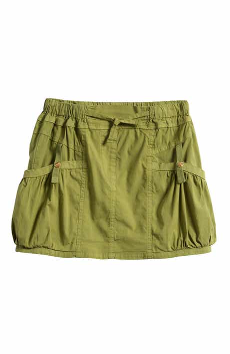 Cotton Cargo Skirt