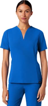 JAANUU Calix Women's 2-Pocket Tailored V-Neck Scrub Top